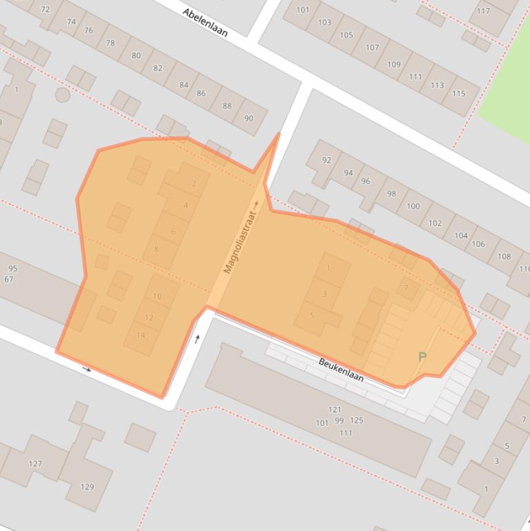 Kaart van postcodegebied 3181WS.