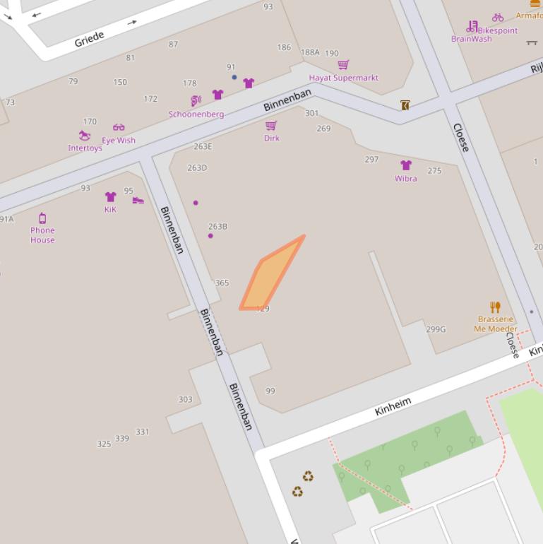 Kaart van postcodegebied 3191CD.