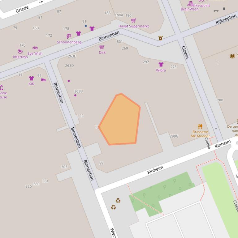 Kaart van postcodegebied 3191CE.