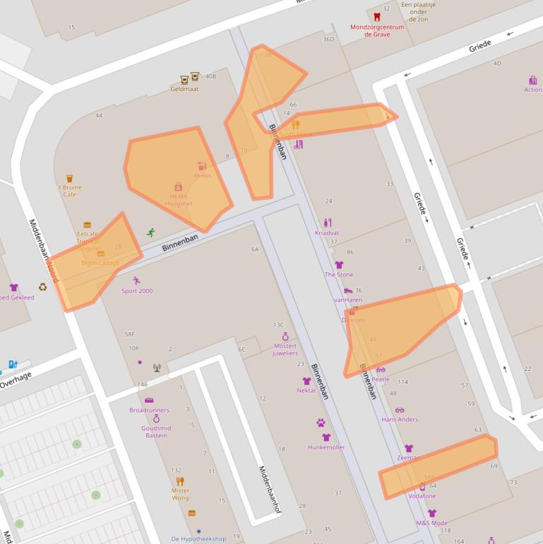 Kaart van postcodegebied 3191CH.
