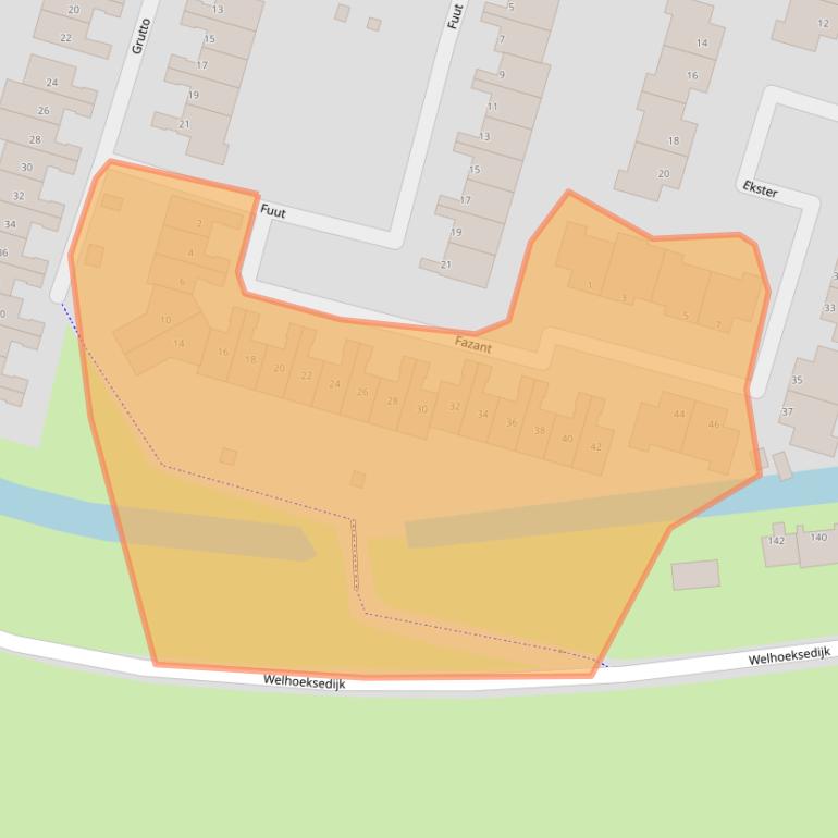 Kaart van postcodegebied 3191DB.