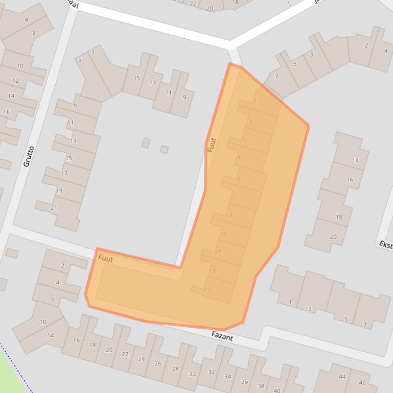 Kaart van postcodegebied 3191DC.