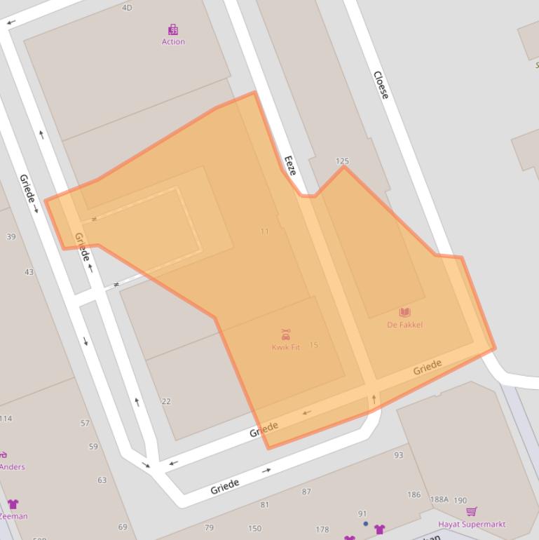Kaart van postcodegebied 3191ER.