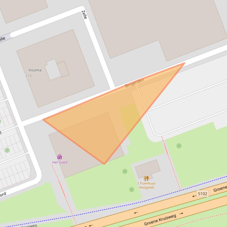 Kaart van postcodegebied 3191ES.