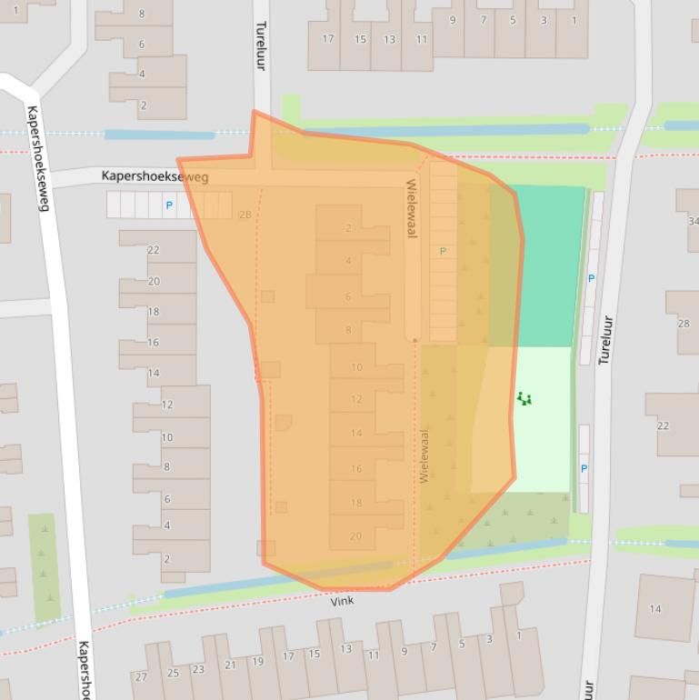 Kaart van postcodegebied 3191GL.