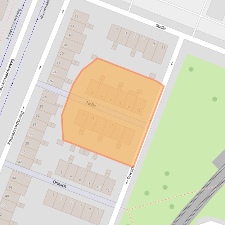 Kaart van postcodegebied 3191KG.