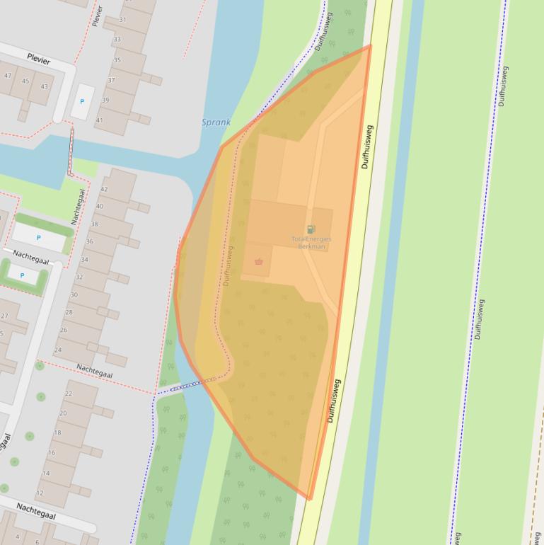 Kaart van postcodegebied 3191LC.