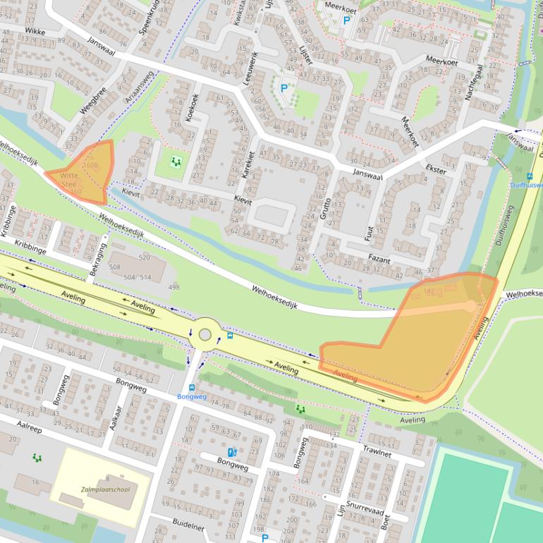 Kaart van postcodegebied 3191LE.