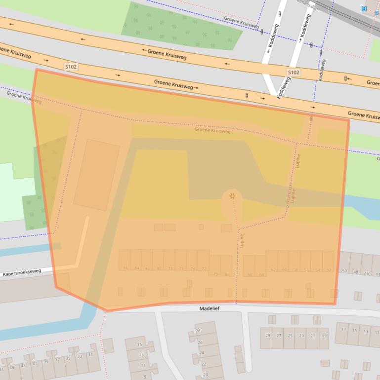 Kaart van postcodegebied 3191RN.