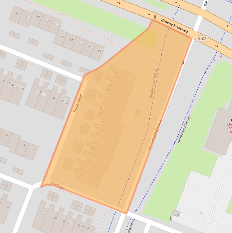 Kaart van postcodegebied 3191SL.