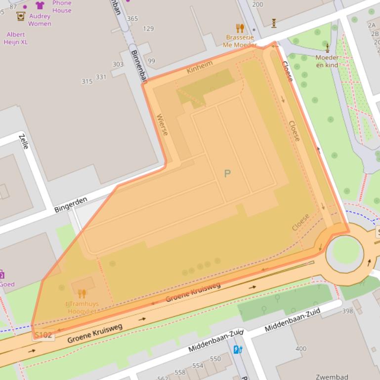 Kaart van postcodegebied 3191VC.