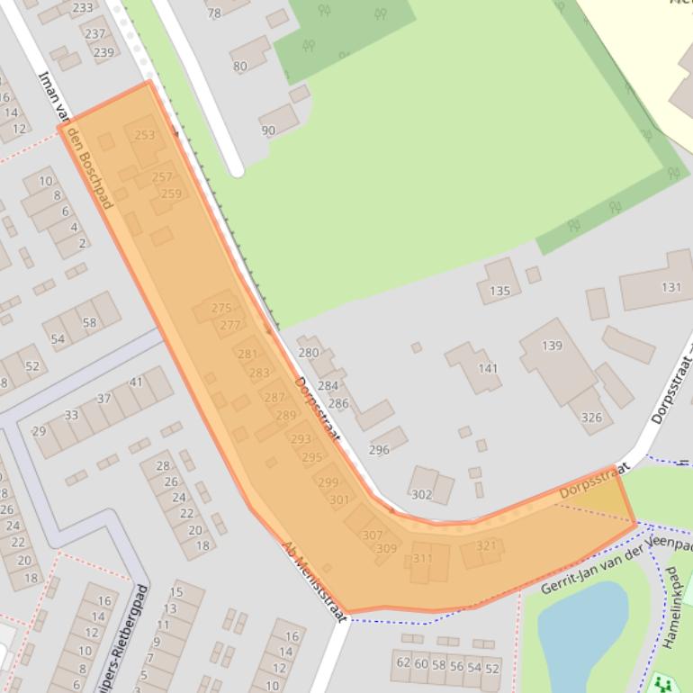 Kaart van postcodegebied 3191VG.