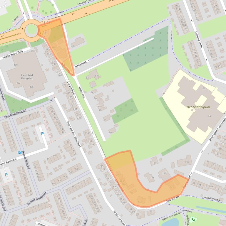 Kaart van postcodegebied 3191VH.