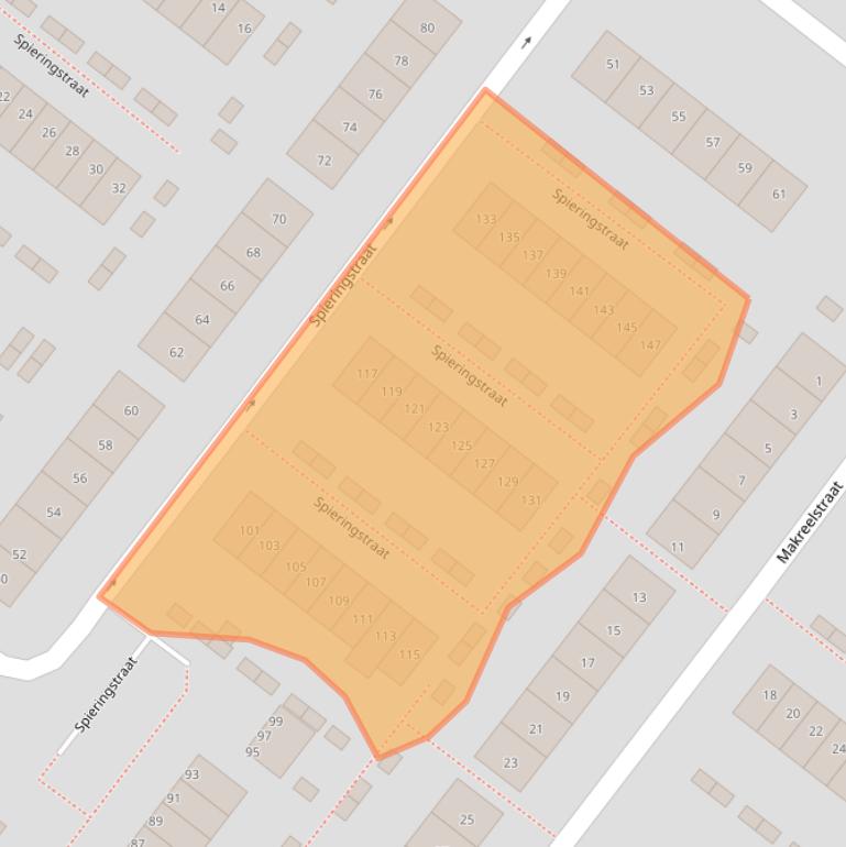 Kaart van postcodegebied 3192AP.