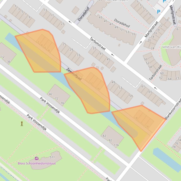 Kaart van postcodegebied 3192BT.