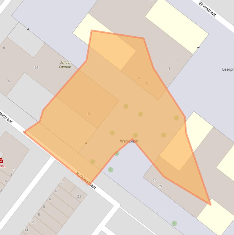 Kaart van postcodegebied 3192CB.