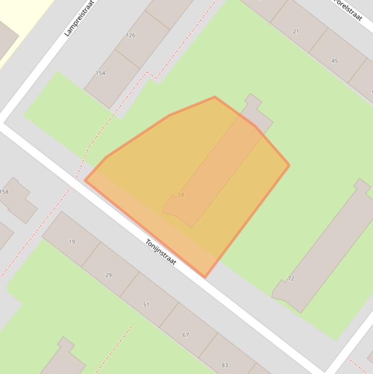 Kaart van postcodegebied 3192EP.