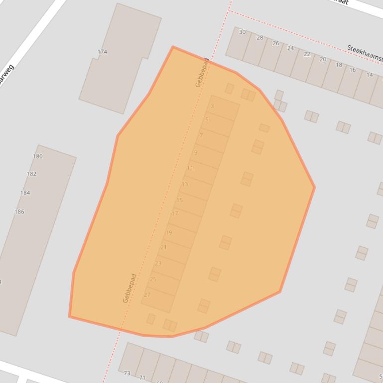 Kaart van postcodegebied 3192GK.