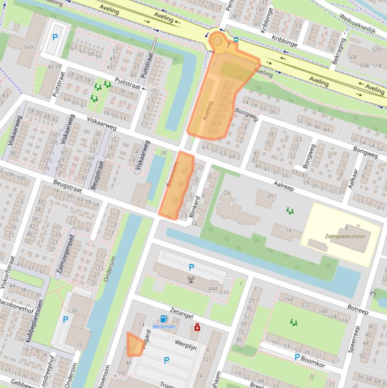 Kaart van postcodegebied 3192HA.