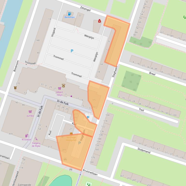 Kaart van postcodegebied 3192HG.