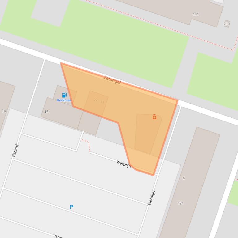 Kaart van postcodegebied 3192HN.