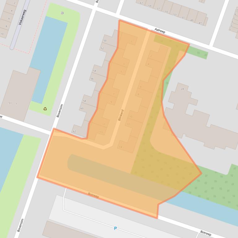 Kaart van postcodegebied 3192HP.