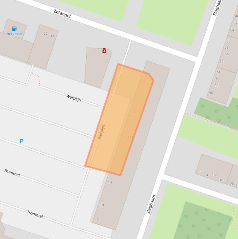 Kaart van postcodegebied 3192HR.