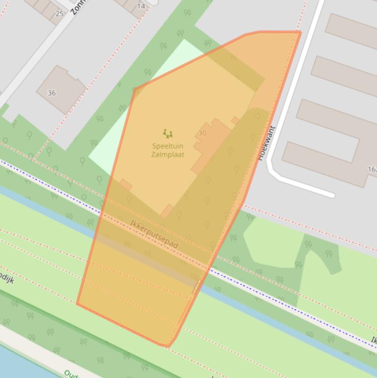 Kaart van postcodegebied 3192JD.