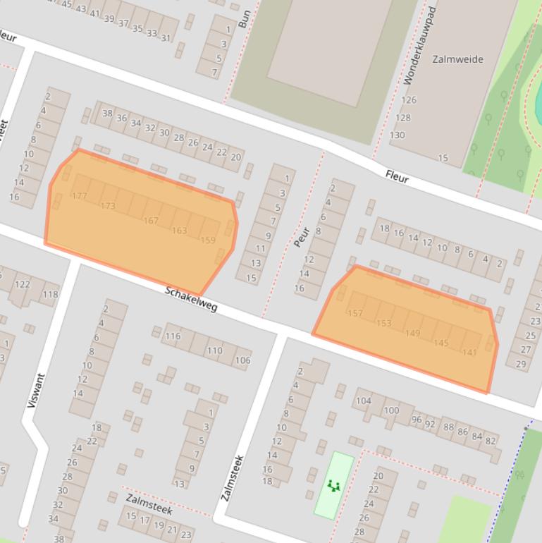 Kaart van postcodegebied 3192JK.
