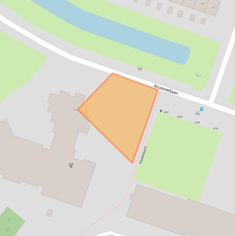 Kaart van postcodegebied 3192KE.