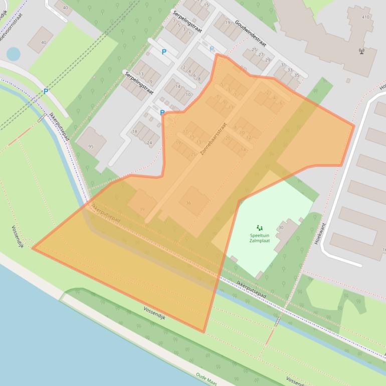 Kaart van postcodegebied 3192LC.