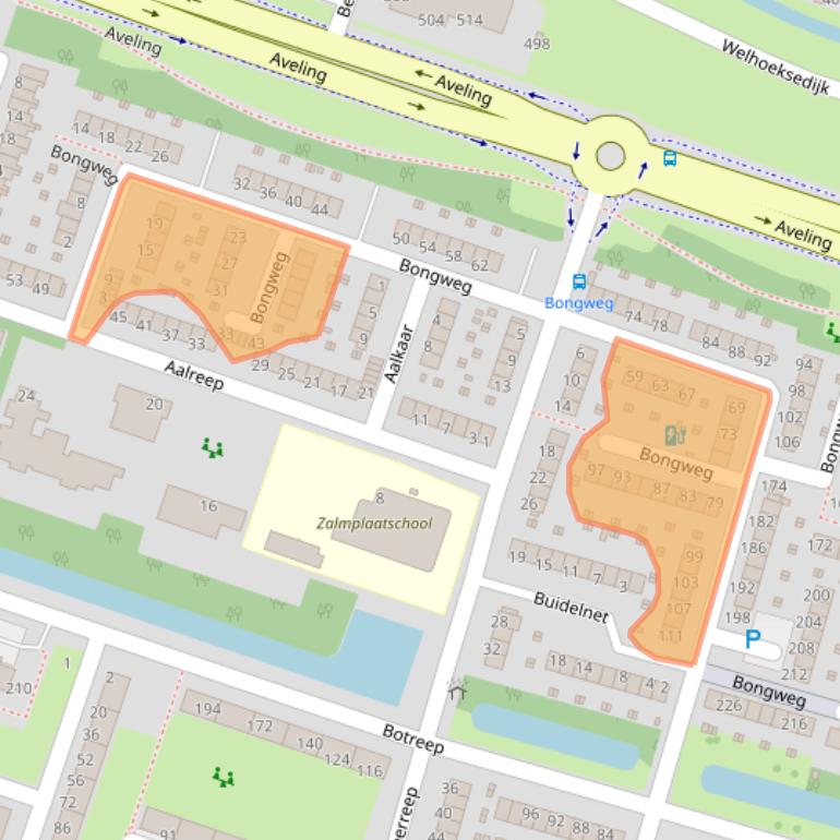 Kaart van postcodegebied 3192NA.