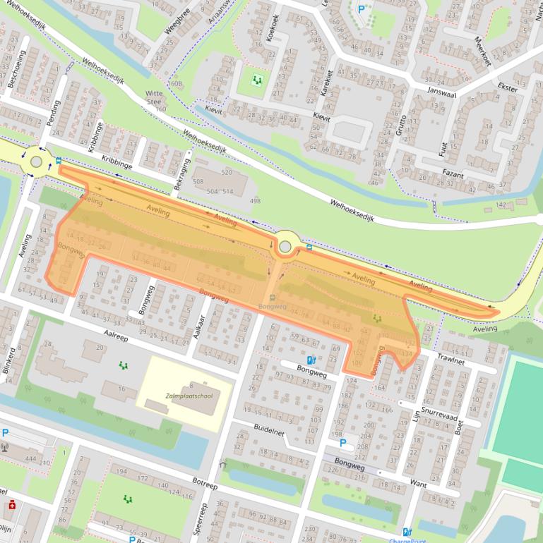 Kaart van postcodegebied 3192NC.