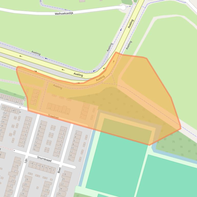 Kaart van postcodegebied 3192NM.