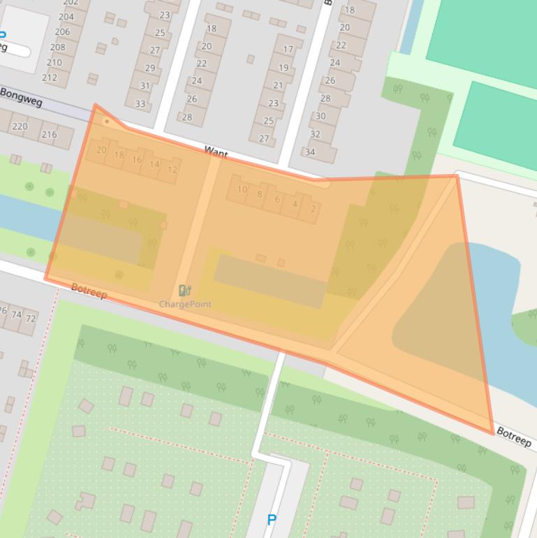 Kaart van postcodegebied 3192NN.