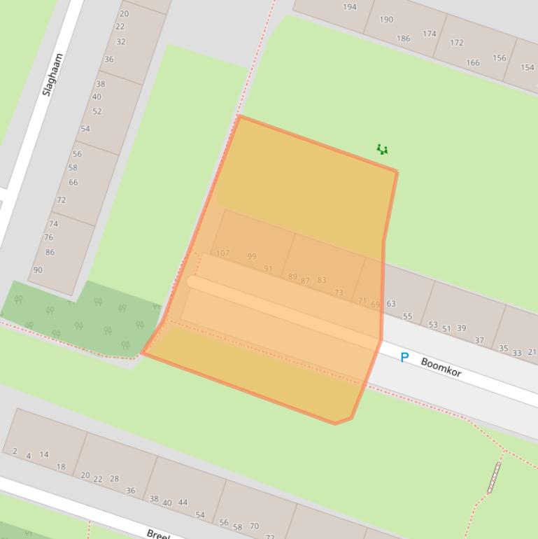 Kaart van postcodegebied 3192PB.