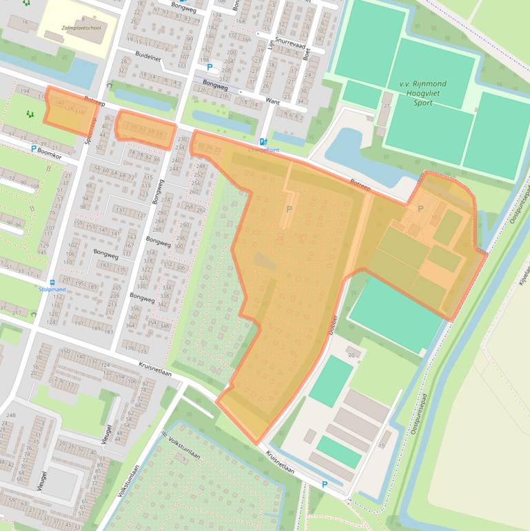 Kaart van postcodegebied 3192PD.
