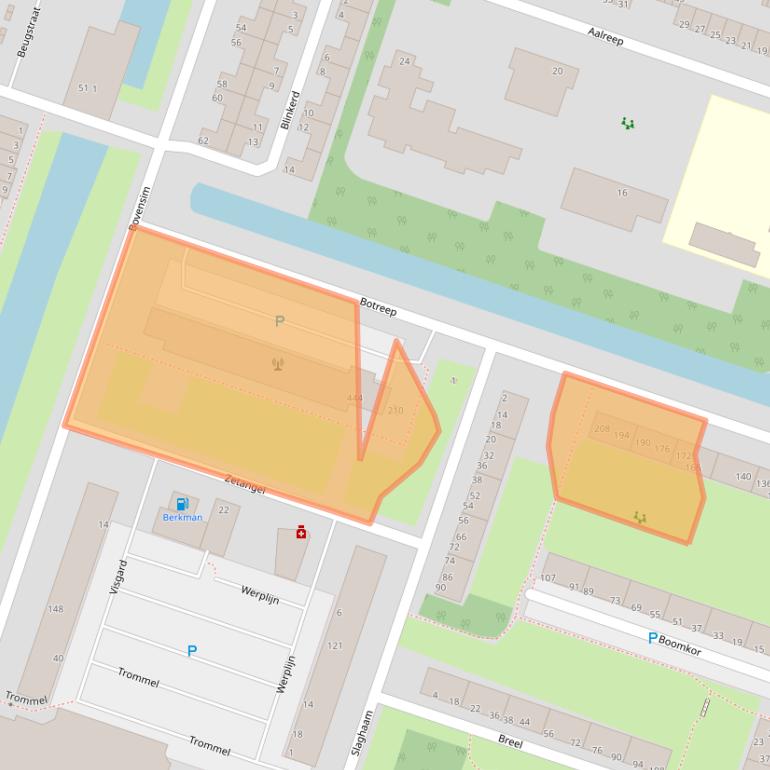 Kaart van postcodegebied 3192PE.