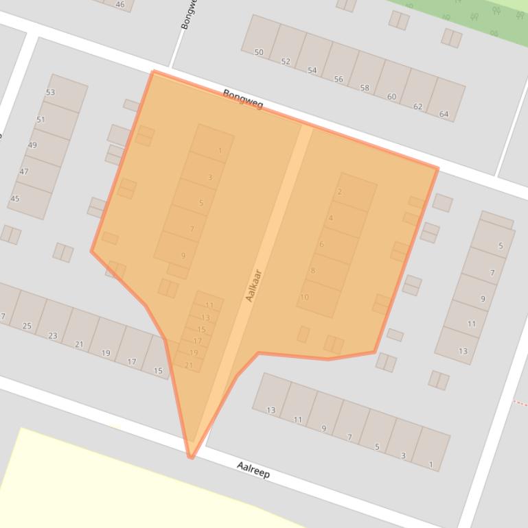 Kaart van postcodegebied 3192SB.