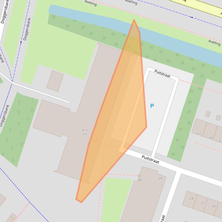 Kaart van postcodegebied 3192SH.