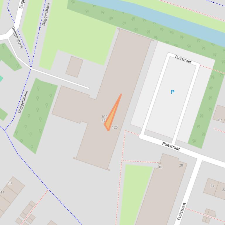 Kaart van postcodegebied 3192SL.