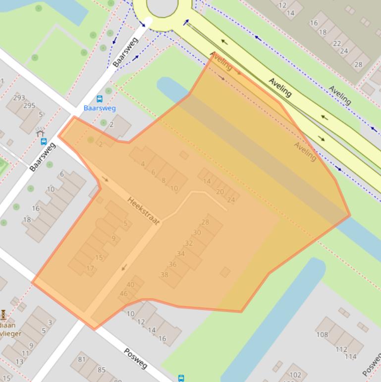 Kaart van postcodegebied 3192TE.