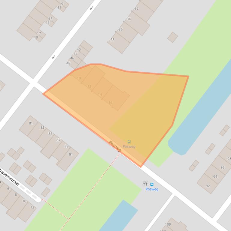 Kaart van postcodegebied 3192TH.