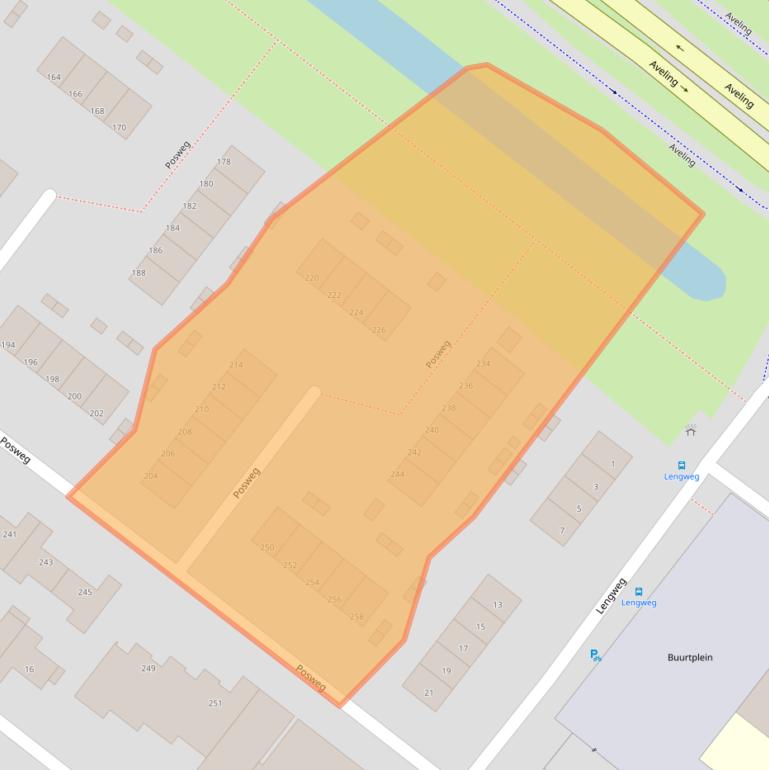 Kaart van postcodegebied 3192TL.