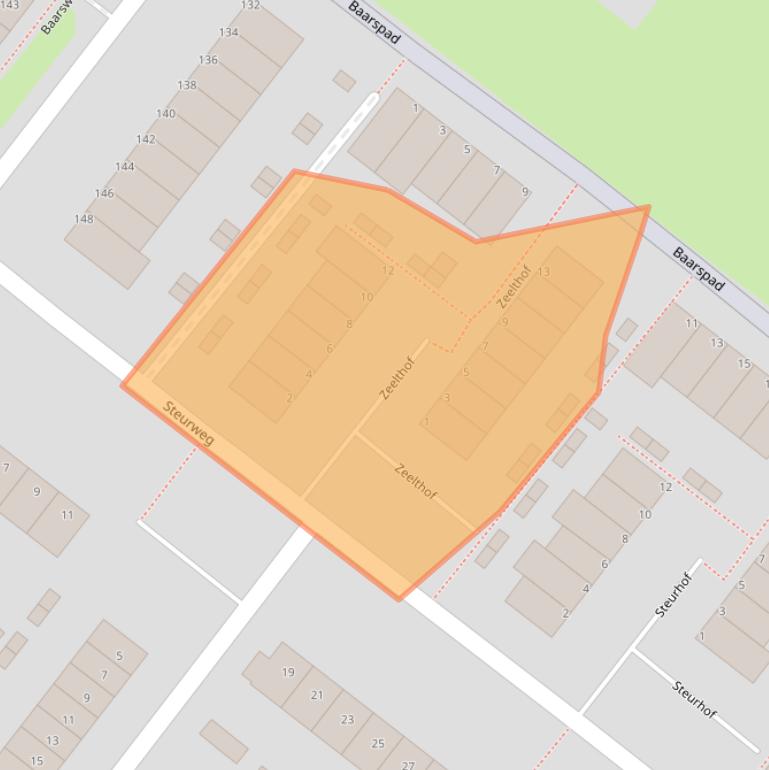 Kaart van postcodegebied 3192VC.