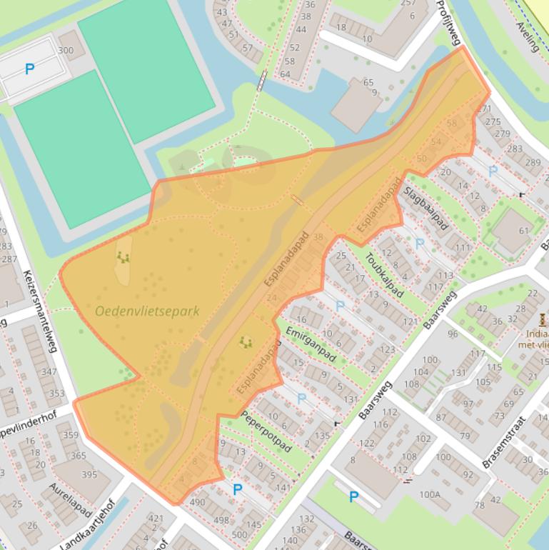 Kaart van postcodegebied 3192VE.