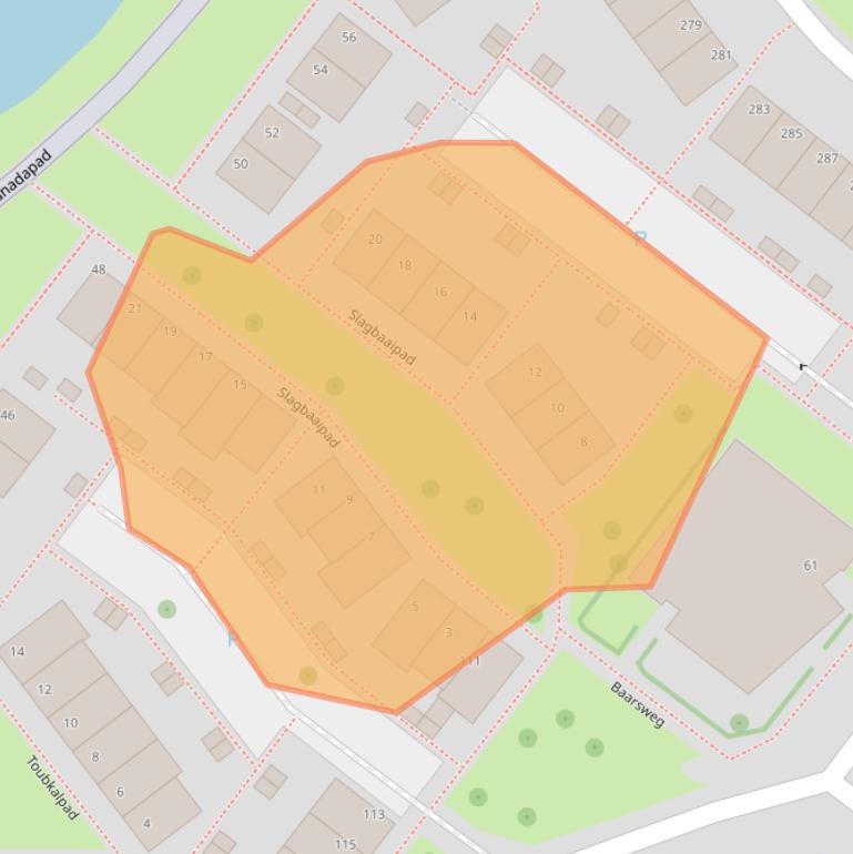 Kaart van postcodegebied 3192VG.