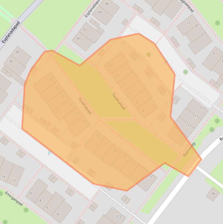 Kaart van postcodegebied 3192VH.