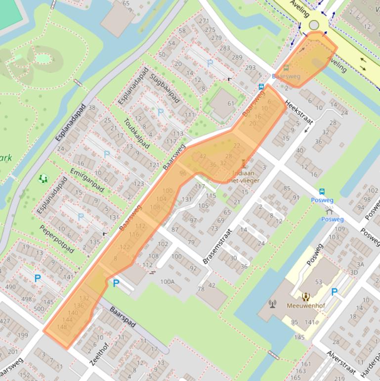Kaart van postcodegebied 3192VR.