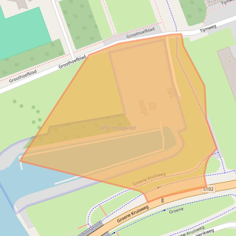 Kaart van postcodegebied 3192XB.